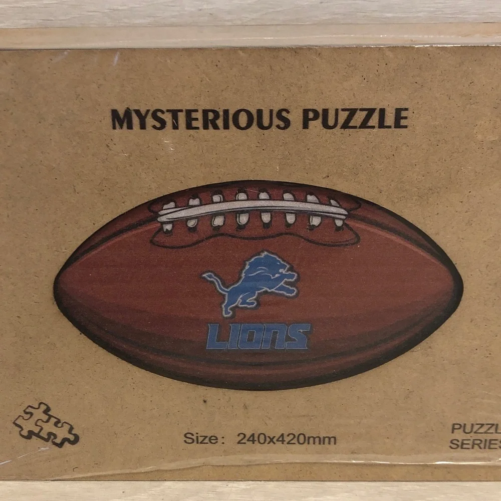 Detroit Lions Mysterious Puzzle Series NEW in Box SEALED rare Collectible